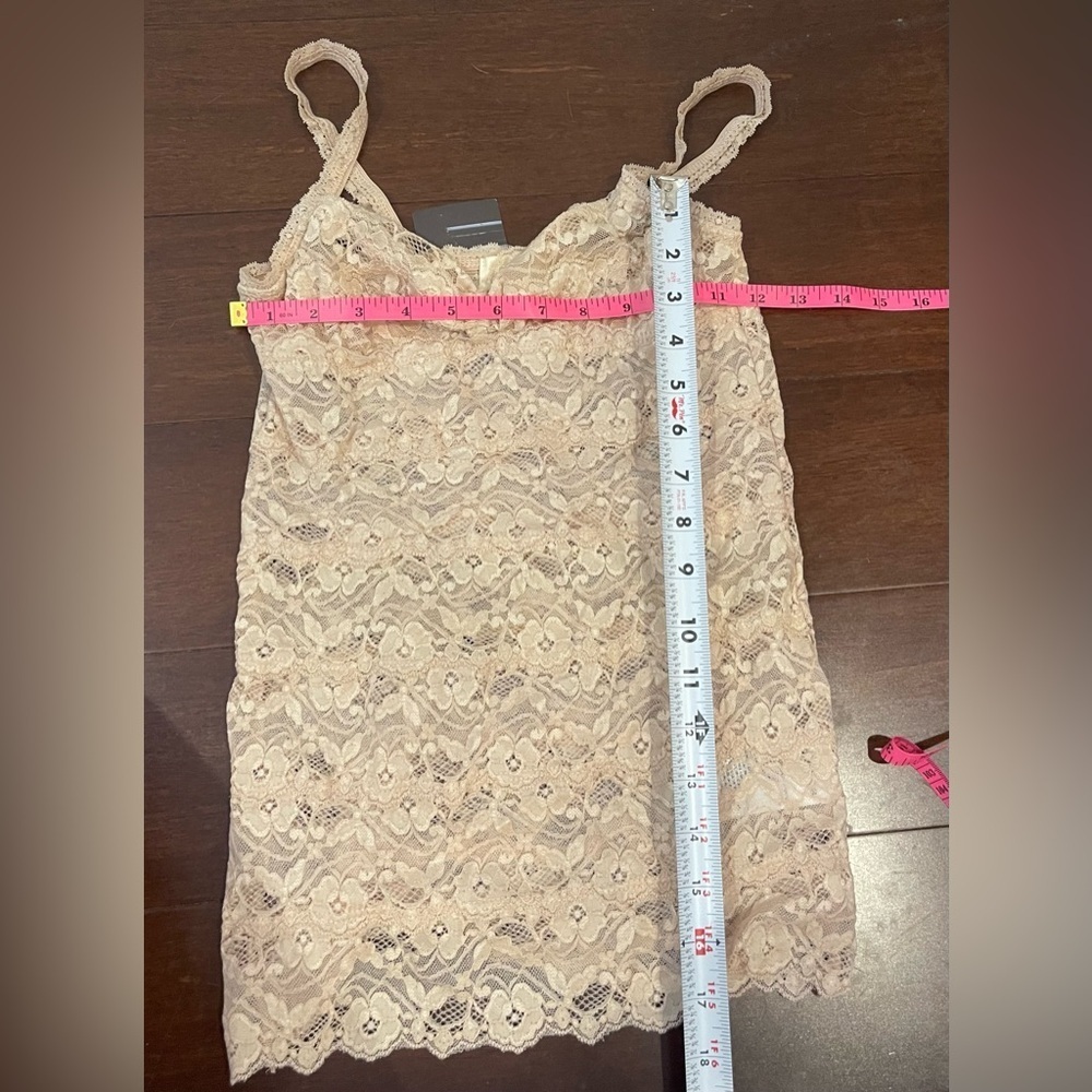 nwt anthro Lace camisole in nude small - Picture 4 of 10